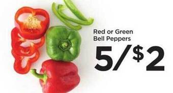 Food 4 Less Red Or Green Bell Peppers offer