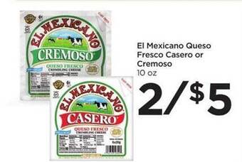Food 4 Less El Mexicano Queso Fresco Casero Or Cremoso offer