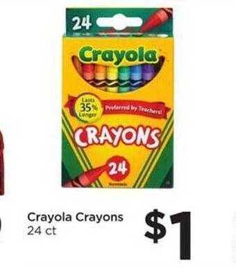 Food 4 Less Crayola Crayons offer