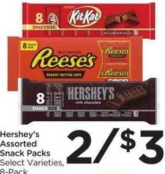 Food 4 Less Hershey's Snack Packs offer