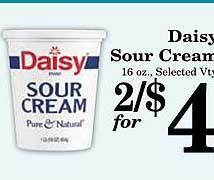 Harvest Foods Daisy Sour Cream offer