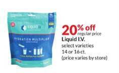 Hy-Vee Liquid I.V. offer