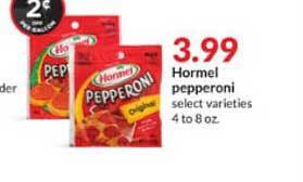 Hy-Vee Hormel Pepperoni offer