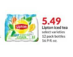 Hy-Vee Lipton Iced Tea offer
