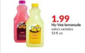 Hy-Vee Hy-Vee Lemonade offer