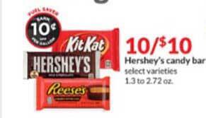 Hy-Vee Hershey's Candy Bar offer