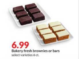 Hy-Vee Bakery Fresh Brownies Or Bars offer