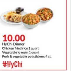 Hy-Vee HyChi Dinner offer