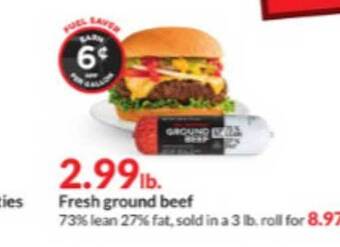 Hy-Vee Fresh Ground Beef offer