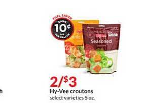Hy-Vee Hy-Vee Croutons offer