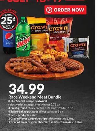 Hy-Vee Race Weekend Meat Bundle offer