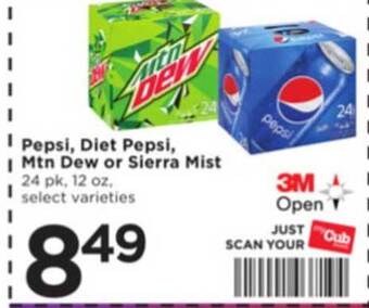 Cub Foods Pepsi, Diet Pepsi, Mtn Dew Or Sierra Mist offer