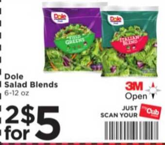 Cub Foods Dole Salad Blends offer