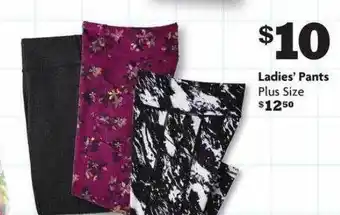 Family Dollar Ladies Pants offer