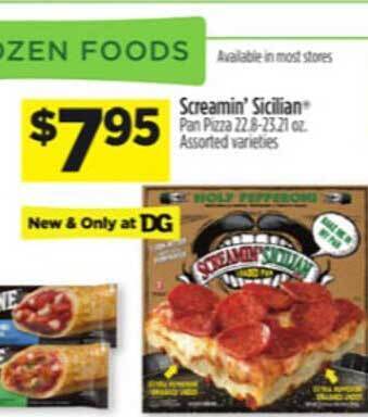 Dollar General Screamin'sicilian Pan Pizza offer