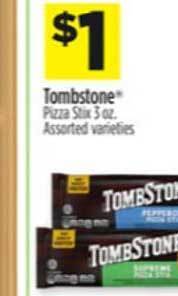 Dollar General Tombstone Pizza Stix offer
