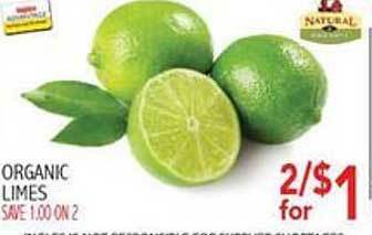 Ingles Markets Organic Limes offer
