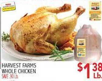 Ingles Markets Harvest Farms Whole Chicken offer