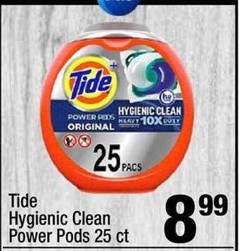 Super King Markets Tide Hygienic Clean Power Pods 25 Ct offer