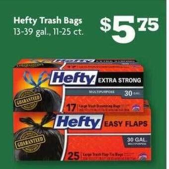 Family Dollar Hefty Trash Bags offer