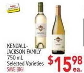 Ingles Markets Kendall-jackson Family 750ml offer