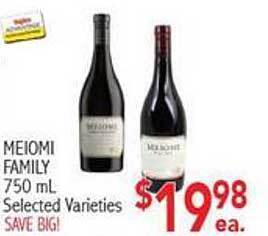 Ingles Markets Meiomi Family 750ml offer