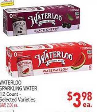 Ingles Markets Waterloo Sparkling Water 12 Count offer