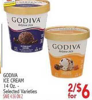 Ingles Markets Godiva Ice Cream offer
