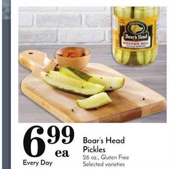 Pavilions Boar's Head Pickles offer