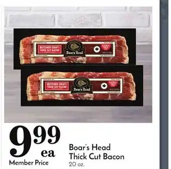 Pavilions Boar's Head Thick Cut Bacon offer