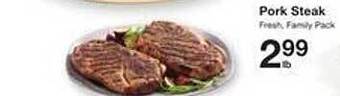 Price Chopper Pork Steak offer