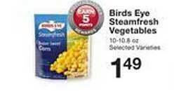 Birds Eye Steamfresh Vegetables