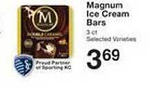 Price Chopper Magnum Ice Cream Bars offer