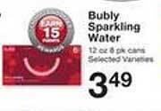 Price Chopper Bubly Sparkling Water offer