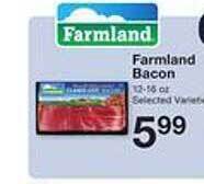 Price Chopper Farmland Bacon offer