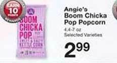 Price Chopper Angie's Boom Chicka Pop Popcorn offer