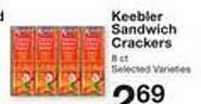 Price Chopper Keebler Sandwich Crackers offer