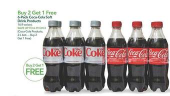 Publix 6-pack Coca-cola Soft Drink Products offer