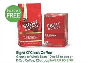Publix Eight O'clock Coffee offer