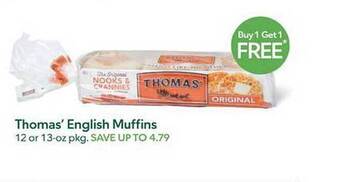 Publix Thomas English Muffins offer