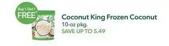 Publix Coconut King Frozen Coconut offer