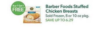 Publix Barber Foods Stuffed Chicken Breasts offer