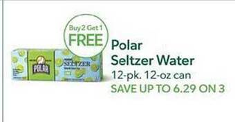 Publix Polar Seltzer Water offer