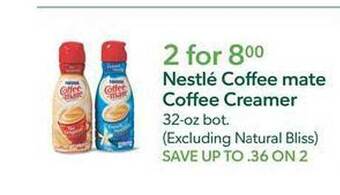 Publix Nestlé Coffee Mate Coffee Creamer offer