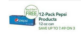 Publix 12-pack Pepsi Products offer