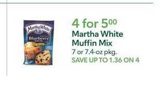 Publix Martha White Muffin Mix offer