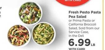 QFC Fresh Pesto Pasta Pea Salad offer