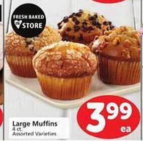 Safeway Large Muffins offer