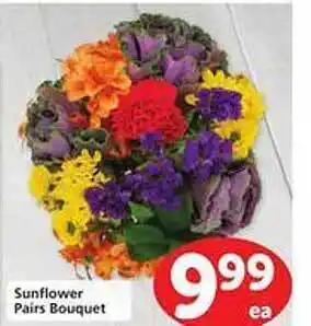 Safeway Sunflower Pairs Bouquet offer