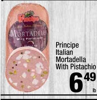 Super King Markets Principe Italian Mortadella With Pistachio offer